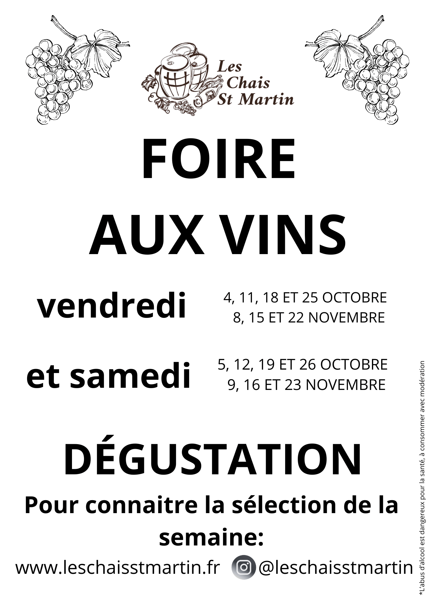 Dégustation dans votre cave !